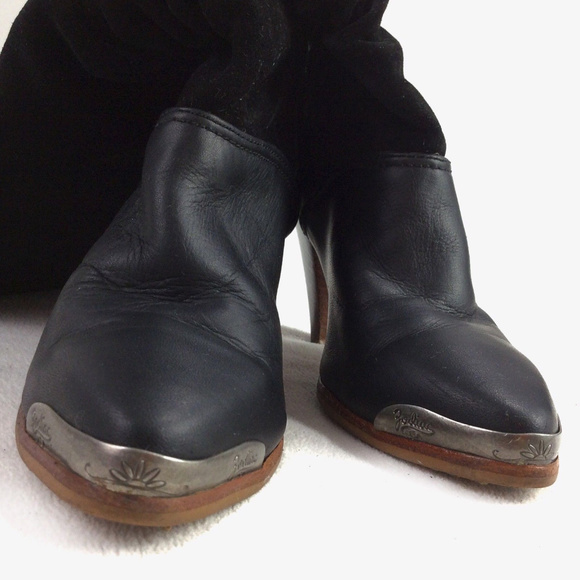 Zodiac 100% Suede Leather Slouchy Silver Boots 5 - Picture 3 of 8